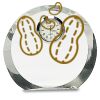 [CRY169] 4.5" Round Crystal Clock Thumbnail