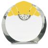 [CRY169] 4.5" Round Crystal Clock Thumbnail