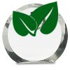 [CRY169] 4.5" Round Crystal Clock Thumbnail