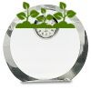 [CRY169] 4.5" Round Crystal Clock Thumbnail