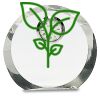 [CRY169] 4.5" Round Crystal Clock Thumbnail