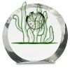 [CRY169] 4.5" Round Crystal Clock Thumbnail