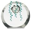 [CRY169] 4.5" Round Crystal Clock Thumbnail