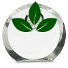 [CRY169] 4.5" Round Crystal Clock Thumbnail