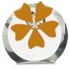 [CRY169] 4.5" Round Crystal Clock Thumbnail