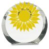 [CRY169] 4.5" Round Crystal Clock Thumbnail
