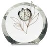 [CRY169] 4.5" Round Crystal Clock Thumbnail