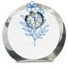 [CRY169] 4.5" Round Crystal Clock Thumbnail