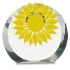 [CRY169] 4.5" Round Crystal Clock Thumbnail