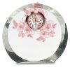 [CRY169] 4.5" Round Crystal Clock Thumbnail