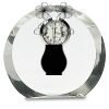 [CRY169] 4.5" Round Crystal Clock Thumbnail