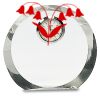 [CRY169] 4.5" Round Crystal Clock Thumbnail