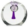 [CRY169] 4.5" Round Crystal Clock Thumbnail