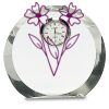 [CRY169] 4.5" Round Crystal Clock Thumbnail