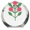[CRY169] 4.5" Round Crystal Clock Thumbnail