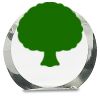 [CRY169] 4.5" Round Crystal Clock Thumbnail
