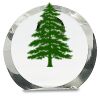 [CRY169] 4.5" Round Crystal Clock Thumbnail