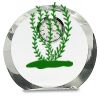 [CRY169] 4.5" Round Crystal Clock Thumbnail
