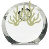[CRY169] 4.5" Round Crystal Clock Thumbnail