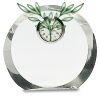 [CRY169] 4.5" Round Crystal Clock Thumbnail