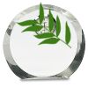 [CRY169] 4.5" Round Crystal Clock Thumbnail