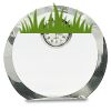 [CRY169] 4.5" Round Crystal Clock Thumbnail