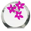 [CRY169] 4.5" Round Crystal Clock Thumbnail