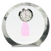 [CRY169] 4.5" Round Crystal Clock Thumbnail