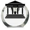 [CRY169] 4.5" Round Crystal Clock Thumbnail