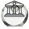 [CRY169] 4.5" Round Crystal Clock Thumbnail