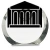 [CRY169] 4.5" Round Crystal Clock Thumbnail