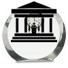 [CRY169] 4.5" Round Crystal Clock Thumbnail