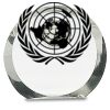 [CRY169] 4.5" Round Crystal Clock Thumbnail