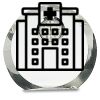 [CRY169] 4.5" Round Crystal Clock Thumbnail
