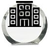 [CRY169] 4.5" Round Crystal Clock Thumbnail