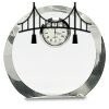 [CRY169] 4.5" Round Crystal Clock Thumbnail