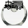 [CRY169] 4.5" Round Crystal Clock Thumbnail