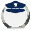 [CRY169] 4.5" Round Crystal Clock Thumbnail