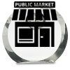 [CRY169] 4.5" Round Crystal Clock Thumbnail
