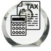 [CRY169] 4.5" Round Crystal Clock Thumbnail