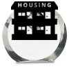[CRY169] 4.5" Round Crystal Clock Thumbnail