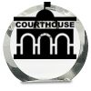 [CRY169] 4.5" Round Crystal Clock Thumbnail