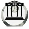 [CRY169] 4.5" Round Crystal Clock Thumbnail