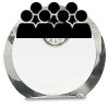 [CRY169] 4.5" Round Crystal Clock Thumbnail
