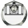 [CRY169] 4.5" Round Crystal Clock Thumbnail