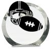 [CRY169] 4.5" Round Crystal Clock Thumbnail