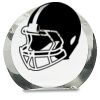 [CRY169] 4.5" Round Crystal Clock Thumbnail
