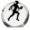 [CRY169] 4.5" Round Crystal Clock Thumbnail