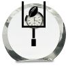 [CRY169] 4.5" Round Crystal Clock Thumbnail