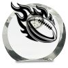 [CRY169] 4.5" Round Crystal Clock Thumbnail